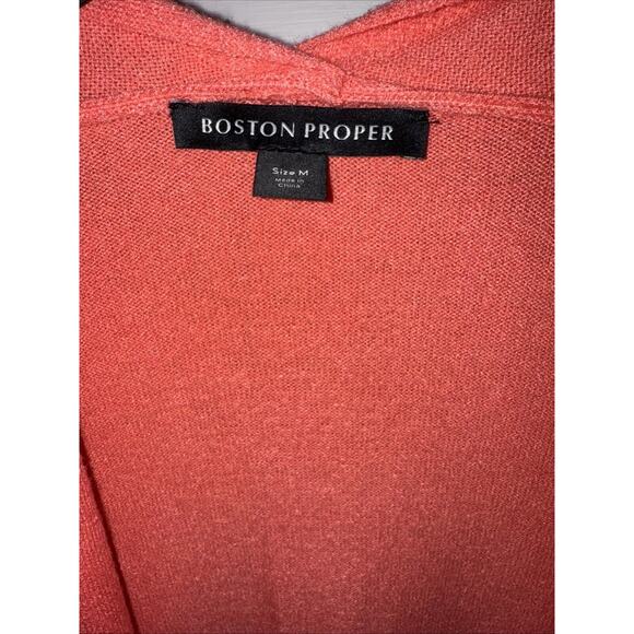 Boston Proper Pink Lightweight Pink Cardigan - Medium - Picture 2 of 6